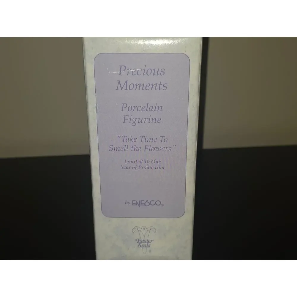Precious Moments Enesco 524387 “Take Time To Smell‎ the Flowers” 1994 Figurine